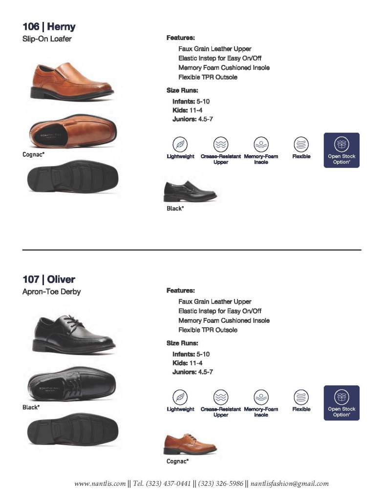 Nantlis Catalogo BE-33 Calzado para hombres y ninos Nantlis_Page_69 Zapatos por Mayore en Estados Unidos